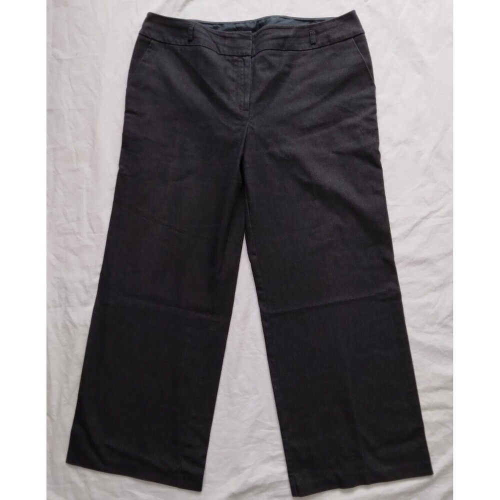 Gallery Denim Wide Leg Pants Dress Trouser Dark Wash Women’s Size 14